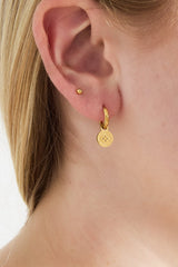 Roma coin oorbellen Goud