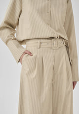 Vitta high wide pants Brown rice