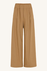 Benji poplin pants Camel