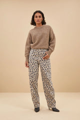 Lew cheetah pants - laatste L