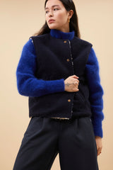 Joelle woolen jacket Midnight