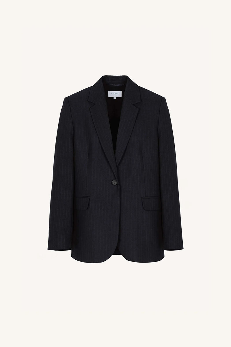 Jill pinstripe blazer Midnight