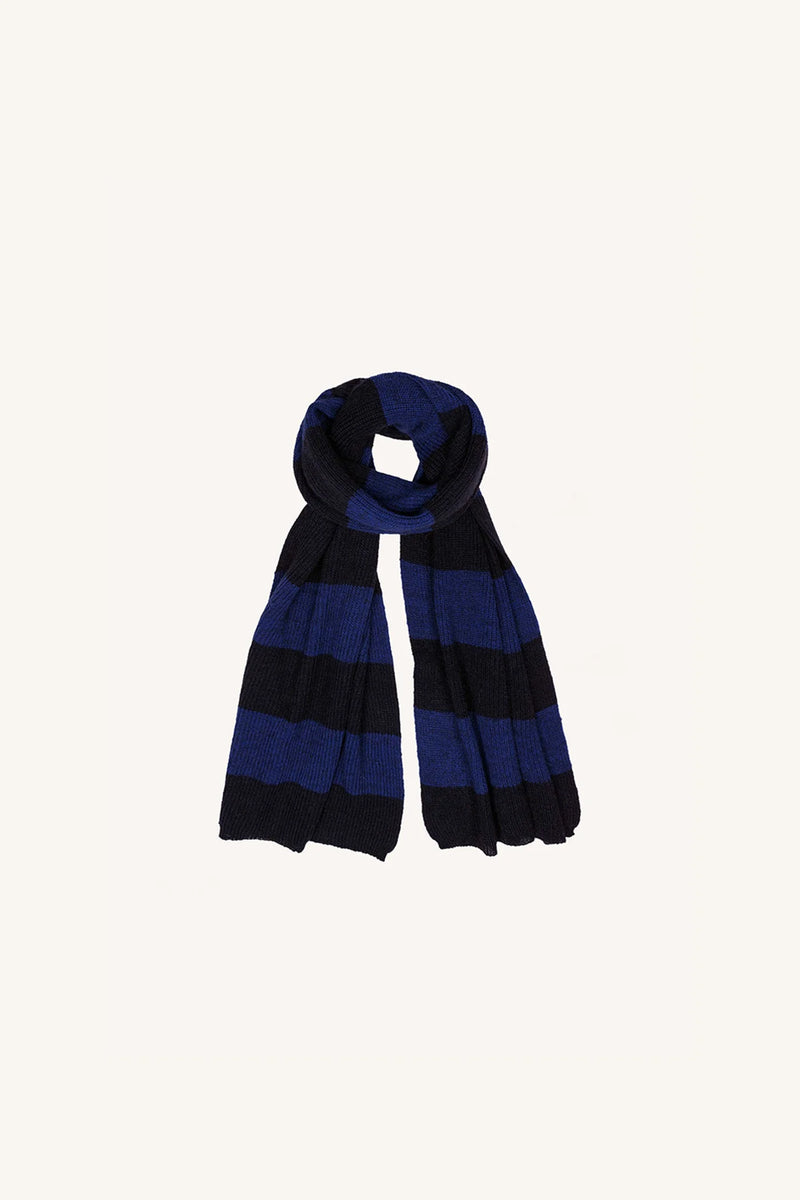 Lily striped scarf Kingsblue