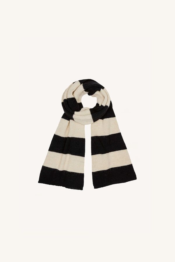 Lily striped scarf Midnight