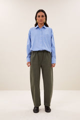 Lise cloud blouse - cloud blue stripe
