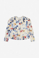 Frewin blouse flower