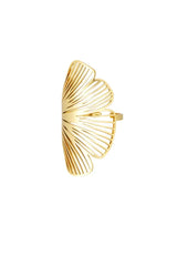 Ring statement bloem - goud