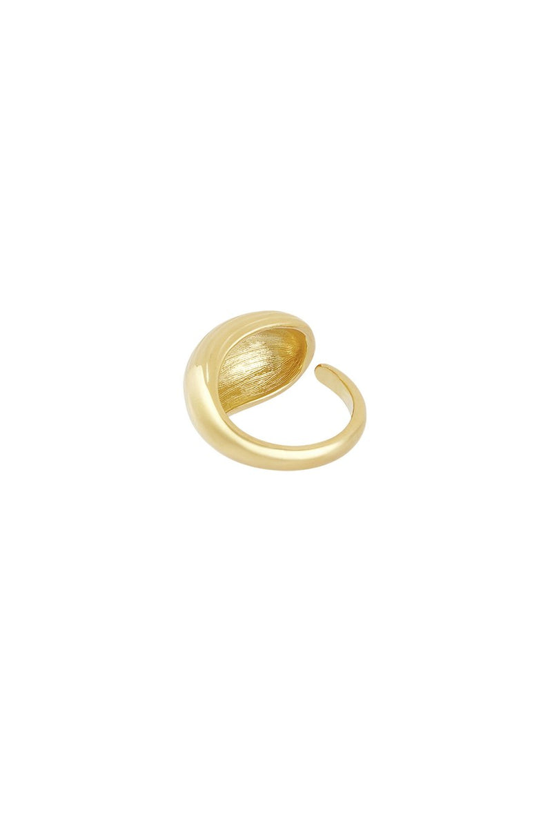 Dynamic texture ring Gold