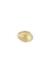 Dynamic texture ring Gold