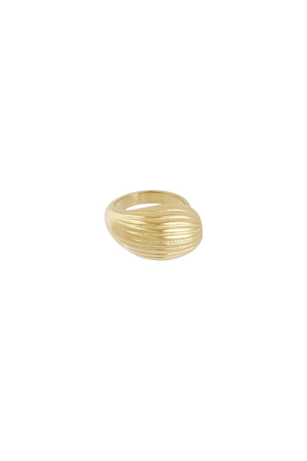 Dynamic texture ring Gold