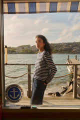Benny stripe pullover Midnight