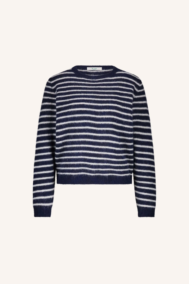 Benny stripe pullover Midnight