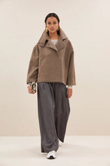 Rika coat Dark sand