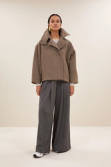 Rika coat Dark sand