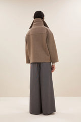 Rika coat Dark sand