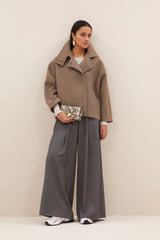 Rika coat Dark sand