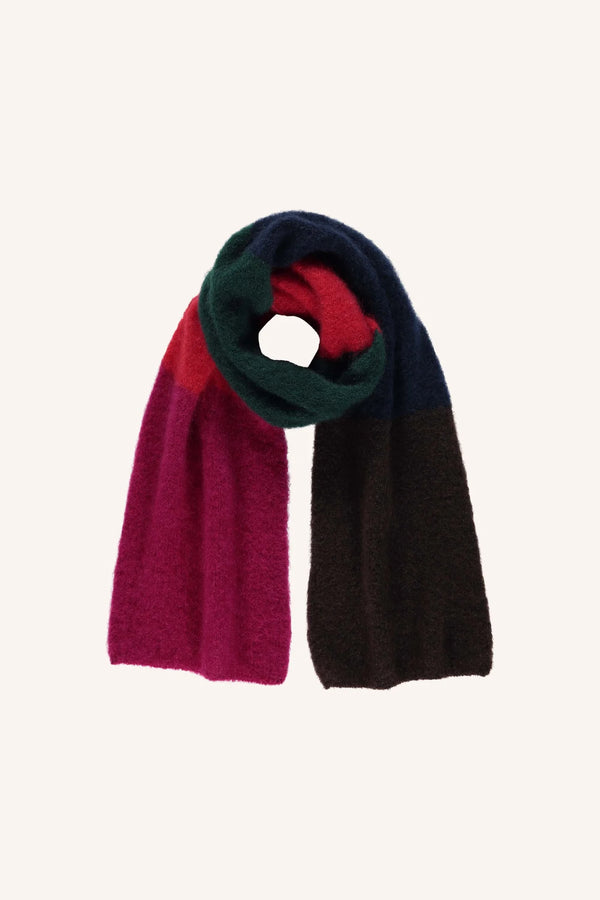 Leah striped scarf