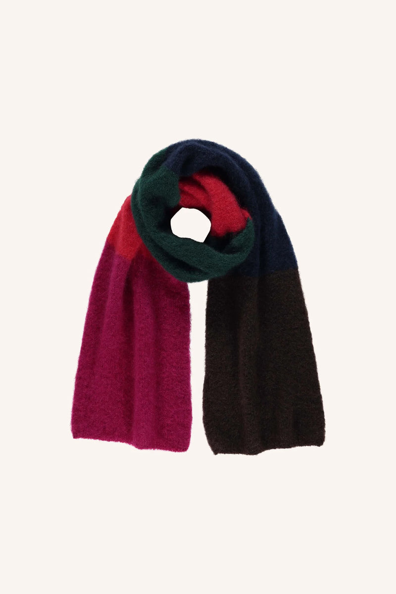 Leah striped scarf