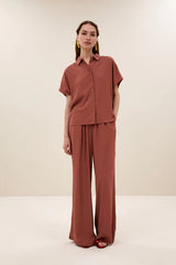 Barley viscose blouse Rustic Sienna