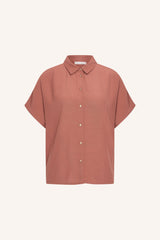 Barley viscose blouse Rustic Sienna