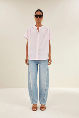 Minte pinstripe blouse Pink