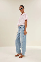 Minte pinstripe blouse Pink