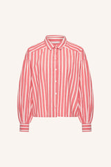 Sarah short Stripe blouse Red stripe
