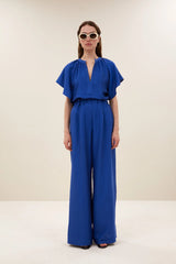 Celin gloss pants Kingsblue