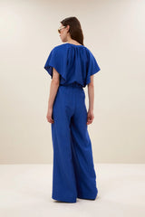 Celin gloss pants Kingsblue