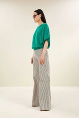 Nuki slub top Green lake