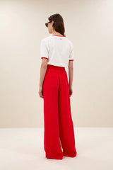 Benji satin stripe pants Lollipop