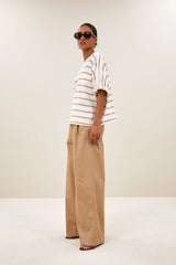 Merle heavy flame stripe top Desert