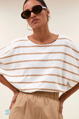 Merle heavy flame stripe top Desert