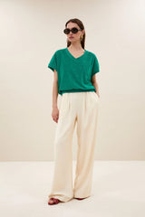 Tyler slub top green lake