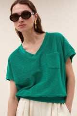 Tyler slub top green lake