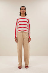 Vide stripe pullover Lollipop stripe