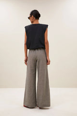Benji melange pants Charcoal melee