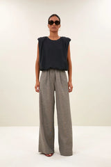 Benji melange pants Charcoal melee