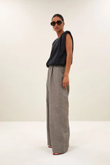 Benji melange pants Charcoal melee