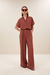Benji viscose pants Rustic Sienna