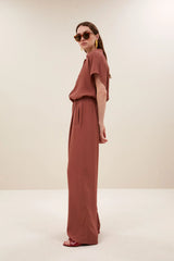 Benji viscose pants Rustic Sienna