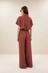 Benji viscose pants Rustic Sienna