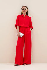 Sunny satin stripe blouse Lollipop