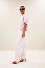 Begum slub jeans Light pink