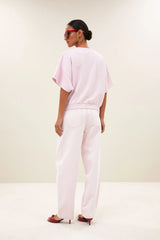 Begum slub jeans Light pink