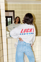 Bibi Lucky everyday sweater Light grey melange