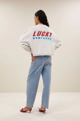 Bibi Lucky everyday sweater Light grey melange