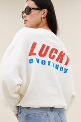 Bibi lucky everyday sweater Off White
