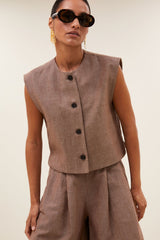 Nori girone gilet Iced coffee