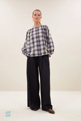 Nyka Tokyo check blouse